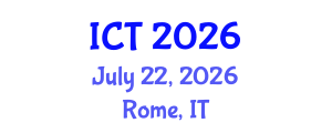 International Conference on Toxicology (ICT) July 22, 2026 - Rome, Italy International Conference on Toxicology (ICT) July 22, 2026 - Rome, Italy