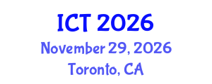 International Conference on Toxicology (ICT) November 29, 2026 - Toronto, Canada