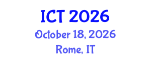 International Conference on Toxicology (ICT) October 18, 2026 - Rome, Italy International Conference on Toxicology (ICT) October 18, 2026 - Rome, Italy