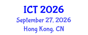 International Conference on Toxicology (ICT) September 27, 2026 - Hong Kong, China International Conference on Toxicology (ICT) September 27, 2026 - Hong Kong, China