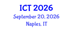 International Conference on Toxicology (ICT) September 20, 2026 - Naples, Italy International Conference on Toxicology (ICT) September 20, 2026 - Naples, Italy