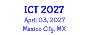 International Conference on Toxicology (ICT) April 03, 2027 - Mexico City, Mexico International Conference on Toxicology (ICT) April 03, 2027 - Mexico City, Mexico