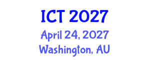 International Conference on Toxicology (ICT) April 24, 2027 - Washington, Australia International Conference on Toxicology (ICT) April 24, 2027 - Washington, Australia