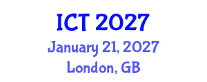 International Conference on Toxicology (ICT) January 21, 2027 - London, United Kingdom International Conference on Toxicology (ICT) January 21, 2027 - London, United Kingdom