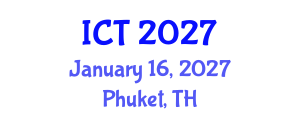 International Conference on Toxicology (ICT) January 16, 2027 - Phuket, Thailand International Conference on Toxicology (ICT) January 16, 2027 - Phuket, Thailand