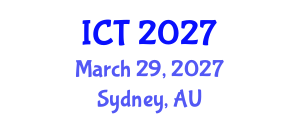 International Conference on Toxicology (ICT) March 29, 2027 - Sydney, Australia International Conference on Toxicology (ICT) March 29, 2027 - Sydney, Australia