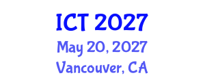 International Conference on Toxicology (ICT) May 20, 2027 - Vancouver, Canada International Conference on Toxicology (ICT) May 20, 2027 - Vancouver, Canada