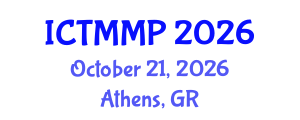 International Conference on Traditional Medicine and Medicinal Plants (ICTMMP) October 21, 2026 - Athens, Greece