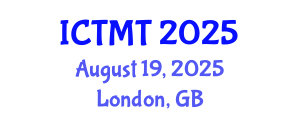 International Conference on Traditional Medicine and Treatment (ICTMT) August 19, 2025 - London, United Kingdom