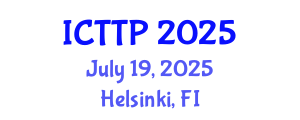 International Conference on Traffic and Transport Psychology (ICTTP) July 19, 2025 - Helsinki, Finland