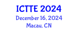 International Conference on Traffic and Transportation Engineering (ICTTE) December 16, 2024 - Macau, China