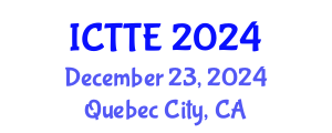 International Conference on Traffic and Transportation Engineering (ICTTE) December 23, 2024 - Quebec City, Canada