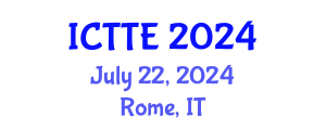 International Conference on Traffic and Transportation Engineering (ICTTE) July 22, 2024 - Rome, Italy