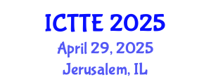 International Conference on Traffic and Transportation Engineering (ICTTE) April 29, 2025 - Jerusalem, Israel