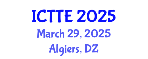 International Conference on Traffic and Transportation Engineering (ICTTE) March 29, 2025 - Algiers, Algeria