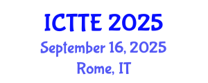 International Conference on Traffic and Transportation Engineering (ICTTE) September 16, 2025 - Rome, Italy