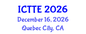 International Conference on Traffic and Transportation Engineering (ICTTE) December 16, 2026 - Quebec City, Canada International Conference on Traffic and Transportation Engineering (ICTTE) December 16, 2026 - Quebec City, Canada