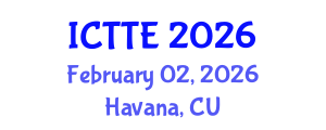International Conference on Traffic and Transportation Engineering (ICTTE) February 02, 2026 - Havana, Cuba International Conference on Traffic and Transportation Engineering (ICTTE) February 02, 2026 - Havana, Cuba
