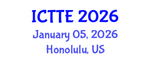 International Conference on Traffic and Transportation Engineering (ICTTE) January 05, 2026 - Honolulu, United States International Conference on Traffic and Transportation Engineering (ICTTE) January 05, 2026 - Honolulu, United States