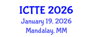 International Conference on Traffic and Transportation Engineering (ICTTE) January 19, 2026 - Mandalay, Myanmar International Conference on Traffic and Transportation Engineering (ICTTE) January 19, 2026 - Mandalay, Myanmar