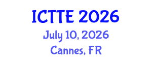 International Conference on Traffic and Transportation Engineering (ICTTE) July 10, 2026 - Cannes, France International Conference on Traffic and Transportation Engineering (ICTTE) July 10, 2026 - Cannes, France