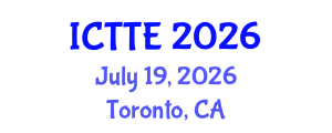 International Conference on Traffic and Transportation Engineering (ICTTE) July 19, 2026 - Toronto, Canada International Conference on Traffic and Transportation Engineering (ICTTE) July 19, 2026 - Toronto, Canada