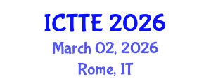 International Conference on Traffic and Transportation Engineering (ICTTE) March 02, 2026 - Rome, Italy International Conference on Traffic and Transportation Engineering (ICTTE) March 02, 2026 - Rome, Italy