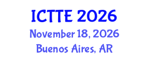 International Conference on Traffic and Transportation Engineering (ICTTE) November 18, 2026 - Buenos Aires, Argentina International Conference on Traffic and Transportation Engineering (ICTTE) November 18, 2026 - Buenos Aires, Argentina
