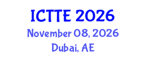 International Conference on Traffic and Transportation Engineering (ICTTE) November 08, 2026 - Dubai, United Arab Emirates International Conference on Traffic and Transportation Engineering (ICTTE) November 08, 2026 - Dubai, United Arab Emirates