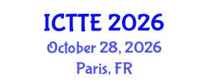 International Conference on Traffic and Transportation Engineering (ICTTE) October 28, 2026 - Paris, France International Conference on Traffic and Transportation Engineering (ICTTE) October 28, 2026 - Paris, France