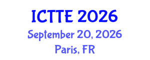 International Conference on Traffic and Transportation Engineering (ICTTE) September 20, 2026 - Paris, France International Conference on Traffic and Transportation Engineering (ICTTE) September 20, 2026 - Paris, France