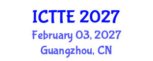International Conference on Traffic and Transportation Engineering (ICTTE) February 03, 2027 - Guangzhou, China International Conference on Traffic and Transportation Engineering (ICTTE) February 03, 2027 - Guangzhou, China