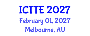 International Conference on Traffic and Transportation Engineering (ICTTE) February 01, 2027 - Melbourne, Australia International Conference on Traffic and Transportation Engineering (ICTTE) February 01, 2027 - Melbourne, Australia
