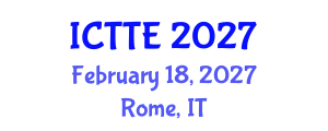 International Conference on Traffic and Transportation Engineering (ICTTE) February 18, 2027 - Rome, Italy International Conference on Traffic and Transportation Engineering (ICTTE) February 18, 2027 - Rome, Italy