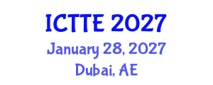 International Conference on Traffic and Transportation Engineering (ICTTE) January 28, 2027 - Dubai, United Arab Emirates International Conference on Traffic and Transportation Engineering (ICTTE) January 28, 2027 - Dubai, United Arab Emirates