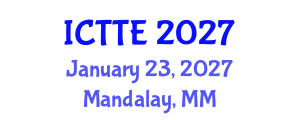 International Conference on Traffic and Transportation Engineering (ICTTE) January 23, 2027 - Mandalay, Myanmar International Conference on Traffic and Transportation Engineering (ICTTE) January 23, 2027 - Mandalay, Myanmar
