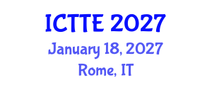 International Conference on Traffic and Transportation Engineering (ICTTE) January 18, 2027 - Rome, Italy International Conference on Traffic and Transportation Engineering (ICTTE) January 18, 2027 - Rome, Italy