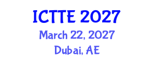 International Conference on Traffic and Transportation Engineering (ICTTE) March 22, 2027 - Dubai, United Arab Emirates International Conference on Traffic and Transportation Engineering (ICTTE) March 22, 2027 - Dubai, United Arab Emirates