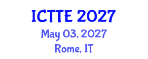 International Conference on Traffic and Transportation Engineering (ICTTE) May 03, 2027 - Rome, Italy International Conference on Traffic and Transportation Engineering (ICTTE) May 03, 2027 - Rome, Italy
