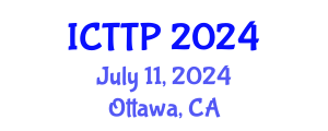 International Conference on Traffic and Transportation Psychology (ICTTP) July 11, 2024 - Ottawa, Canada