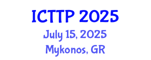 International Conference on Traffic and Transportation Psychology (ICTTP) July 15, 2025 - Mykonos, Greece