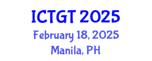 International Conference on Traffic Guidance and Transportation (ICTGT) February 18, 2025 - Manila, Philippines
