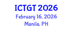 International Conference on Traffic Guidance and Transportation (ICTGT) February 16, 2026 - Manila, Philippines International Conference on Traffic Guidance and Transportation (ICTGT) February 16, 2026 - Manila, Philippines