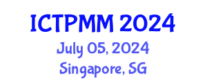 International Conference on Traffic Psychology and Main Models (ICTPMM) July 05, 2024 - Singapore, Singapore