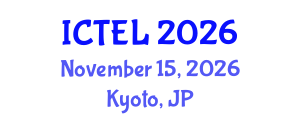 International Conference on Transnational Education and Learning (ICTEL) November 15, 2026 - Kyoto, Japan International Conference on Transnational Education and Learning (ICTEL) November 15, 2026 - Kyoto, Japan