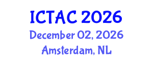 International Conference on Transparency and Anti-Corruption (ICTAC) December 02, 2026 - Amsterdam, Netherlands International Conference on Transparency and Anti-Corruption (ICTAC) December 02, 2026 - Amsterdam, Netherlands