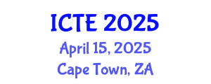 International Conference on Transport and Environment (ICTE) April 15, 2025 - Cape Town, South Africa