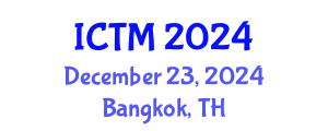 International Conference on Transport Management (ICTM) December 23, 2024 - Bangkok, Thailand