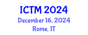 International Conference on Transport Management (ICTM) December 16, 2024 - Rome, Italy
