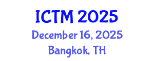 International Conference on Transport Management (ICTM) December 16, 2025 - Bangkok, Thailand